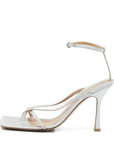 Pre-owned Bottega Veneta 2024 Patent Leather Square-toe Sandals