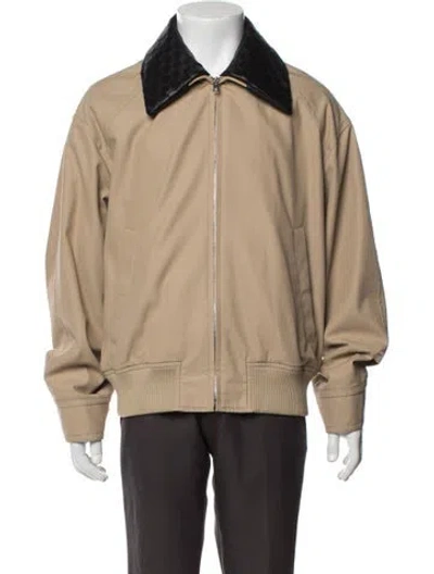 Pre-owned Bottega Veneta 2025 Bomber Jacket In Neutrals
