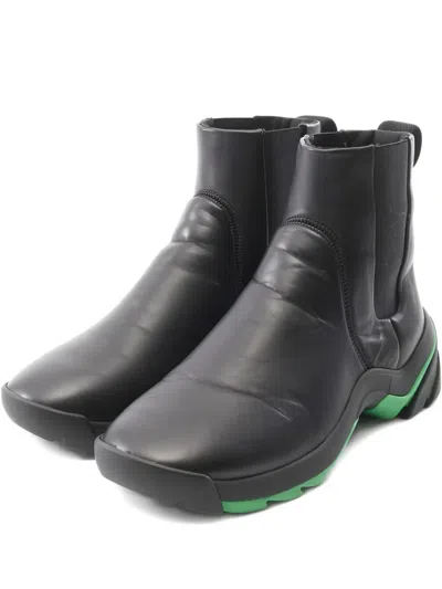 Pre-owned Bottega Veneta 45mm Flash Chelsea Boots In Black