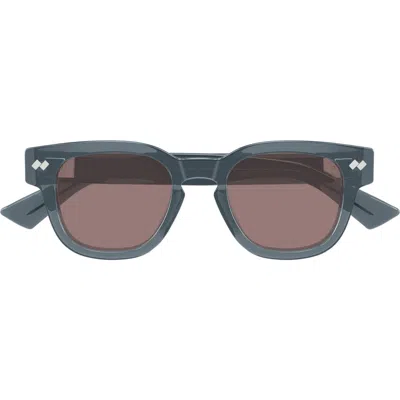 Bottega Veneta 48mm Small Round Sunglasses In Neutral