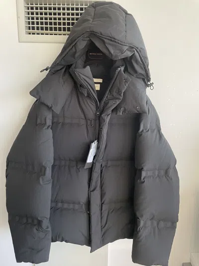 Pre-owned Bottega Veneta $4k Value New Runway Grey Goose Down Coat By Daniel Lee In Black