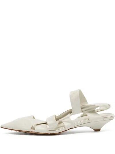 Pre-owned Bottega Veneta 50mm Pointed-toe Slingback Pumps