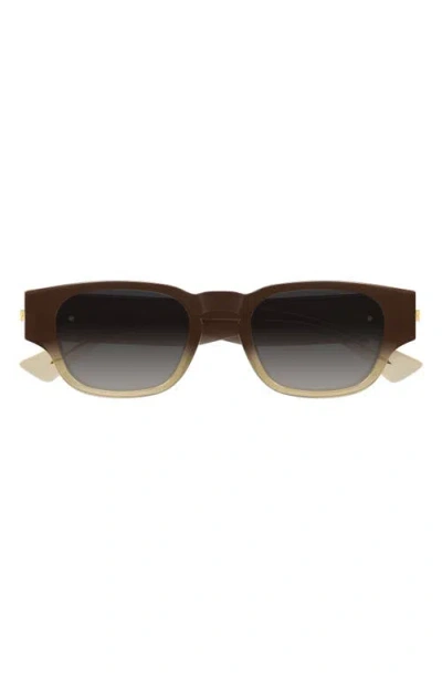 Bottega Veneta 51mm Oval Sunglasses In Multi
