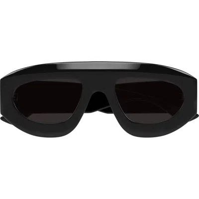 Bottega Veneta 52mm Geometric Sunglasses In Black