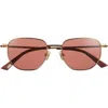 Bottega Veneta 52mm Pilot Sunglasses In Multi