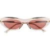 Bottega Veneta Classic Cat Eye Sonnenbrille In Brown