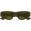 Bottega Veneta 53mm Cat Eye Sunglasses In Green