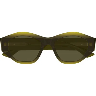 BOTTEGA VENETA BOTTEGA VENETA 53MM GEOMETRIC SUNGLASSES
