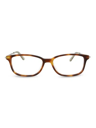 Bottega Veneta 53mm Rectangle Eyeglasses In Havana
