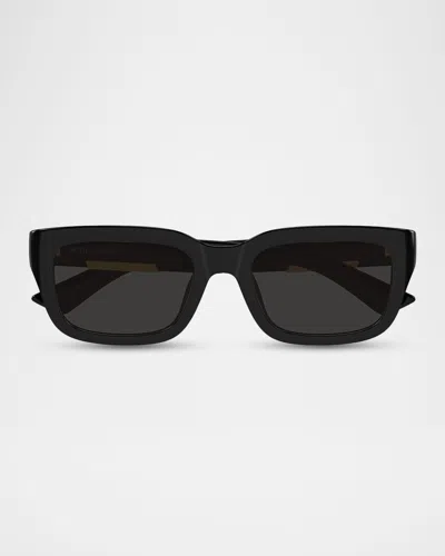 Bottega Veneta 54mm Bio-injected Square Sunglasses In Pattern