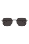 Bottega Veneta 55mm Square Sunglasses In Gray