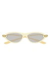 Bottega Veneta 56mm Cat Eye Sunglasses In Gray