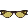 Bottega Veneta 56mm Cat Eye Sunglasses In Brown