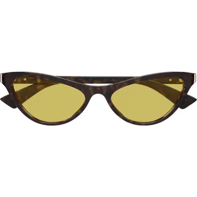 Bottega Veneta 56mm Cat Eye Sunglasses In Brown
