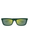 Bottega Veneta 58mm Square Sunglasses In Green