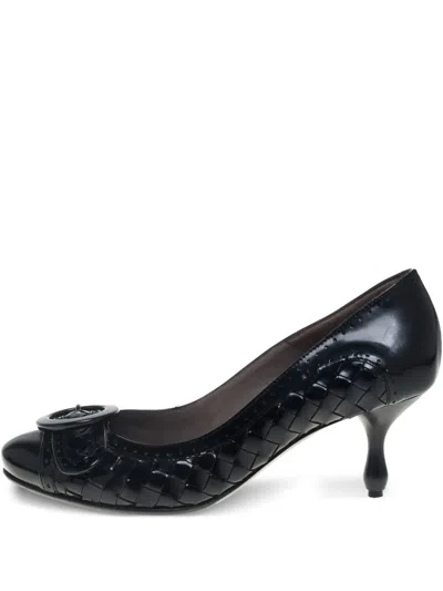 Pre-owned Bottega Veneta 60mm Intrecciato Leather Pumps