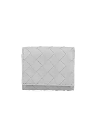 Bottega Veneta Trifold Wallet In Gray