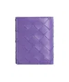 Bottega Veneta Trifold Wallet In Purple