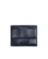 Bottega Veneta Trifold Zip Wallet In Black