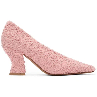 Bottega Veneta 75mm Boucl Pumps In Pink