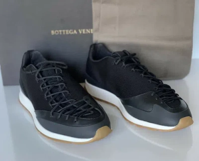 Pre-owned Bottega Veneta $790  Men's Scar Tex Black Sneakers 7 Us (40 Euro) 609891