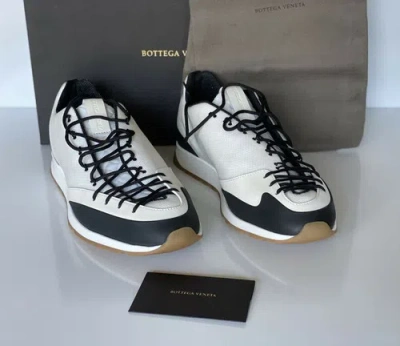 Pre-owned Bottega Veneta $790  Men's Scar Tex White Sneakers 7.5 Us (40.5 Euro) 609891