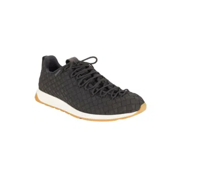 Pre-owned Bottega Veneta $790 Men's  Black Intrecciato Low Top Sneakers 6.5-11, 39.5-45