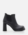 Bottega Veneta 80mm Cliff Chelsea Ankle Boots In Black