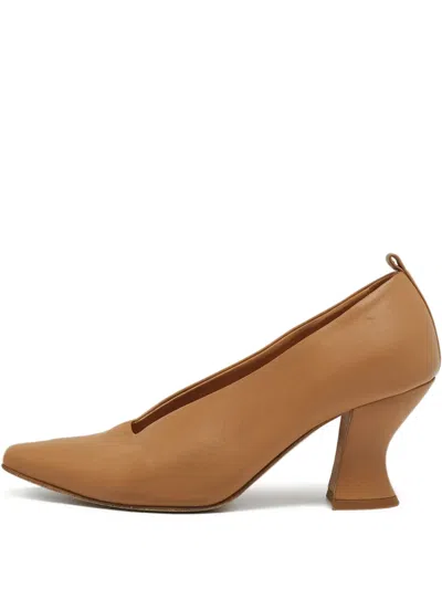 Pre-owned Bottega Veneta 80mm Leather Pumps
