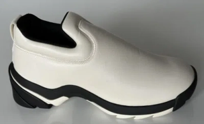 Pre-owned Bottega Veneta $890  Men's Neutral Lagoon Nappa Leather Sneakers 8 Us 667069