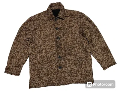 Pre-owned Bottega Veneta 90's  Leopard Reversible Jacket