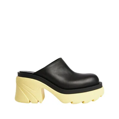 Bottega Veneta 90mm Flash Platform Mules In Multi
