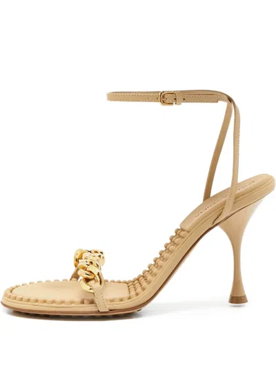 Pre-owned Bottega Veneta 95mm Dot Sandals