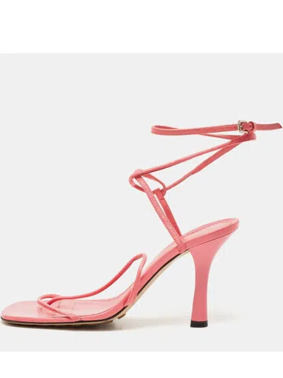Pre-owned Bottega Veneta 95mm Leather Heeled Sandals