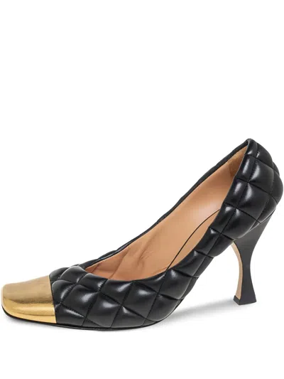 Pre-owned Bottega Veneta 95mm Quilted Pumps