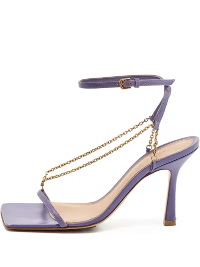 Pre-owned Bottega Veneta 95mm Stretch Sandals