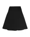 Bottega Veneta A-line Godet-detail Mini Skirt In Black