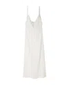 Bottega Veneta A Long, Transparent Dress In White
