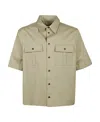Bottega Veneta A Short Sleeved Shirt In Nude