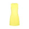 Bottega Veneta Leather Intrecciato Weave Mini Dress