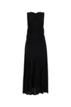 Bottega Veneta Long Dress In Viscose Jersey With Knot Ring