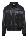 Bottega Veneta Nappa Leather Coat With Classic Collar