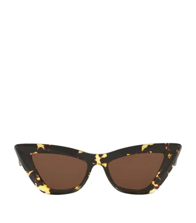 Bottega Veneta Acetate 06j000303 Sunglasses In Gold