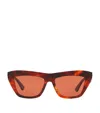 Bottega Veneta Acetate 06j000392 Sunglasses In Brown