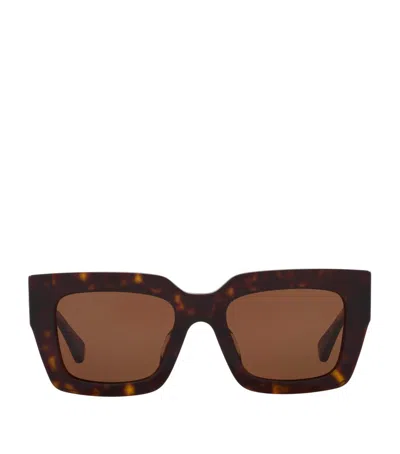 Bottega Veneta Acetate 06j000394 Sunglasses In Brown