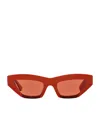 Bottega Veneta Acetate 06j000399 Sunglasses In Orange