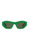 Bottega Veneta Sunglasses In Green