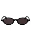 Bottega Veneta Acetate Black Sunglasses In Brown