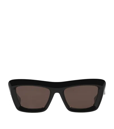 Bottega Veneta Acetate Bv1283s Sunglasses In Black