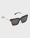 Bottega Veneta Acetate Cat-eye Sunglasses In Black